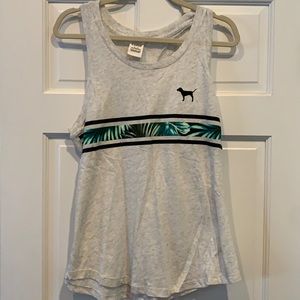 PINK Victoria Secret tank. Size medium. Cute!